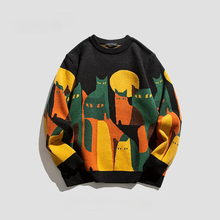 W&W Mode – Oversize Strickpullover, Lässige Passform