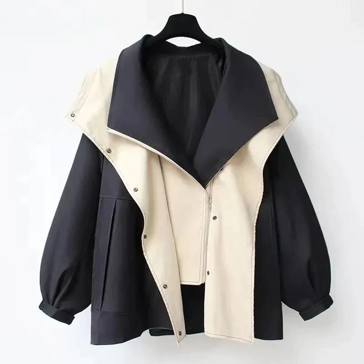 W&W Mode - Mittellange Lockere Damenjacke