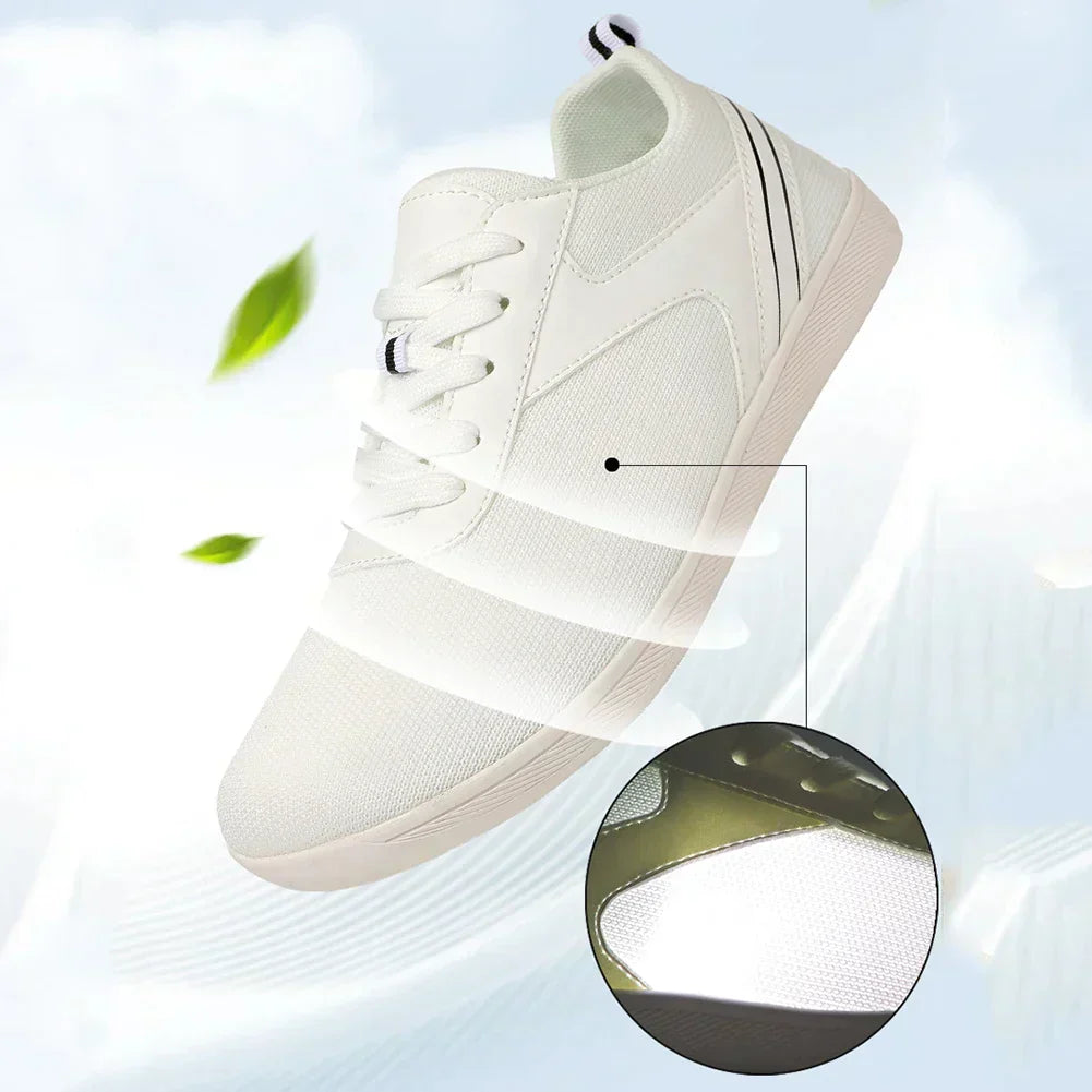 W&W Mode | Leichte Schuhe mit Flacher Rutschfester Sohle für Mehr Komfort