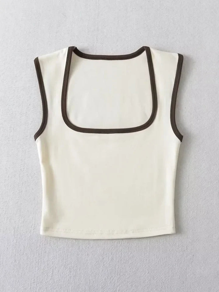 Streetwear Ärmelloses Crop Top