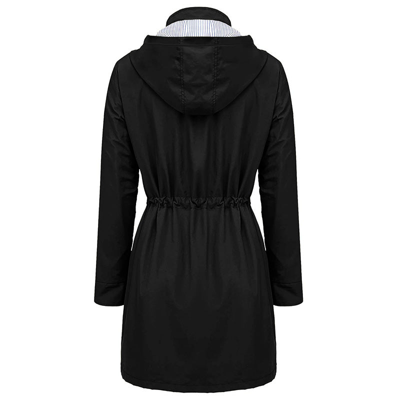 W&W Mode Wonder Hooded Waterproof Long Coat