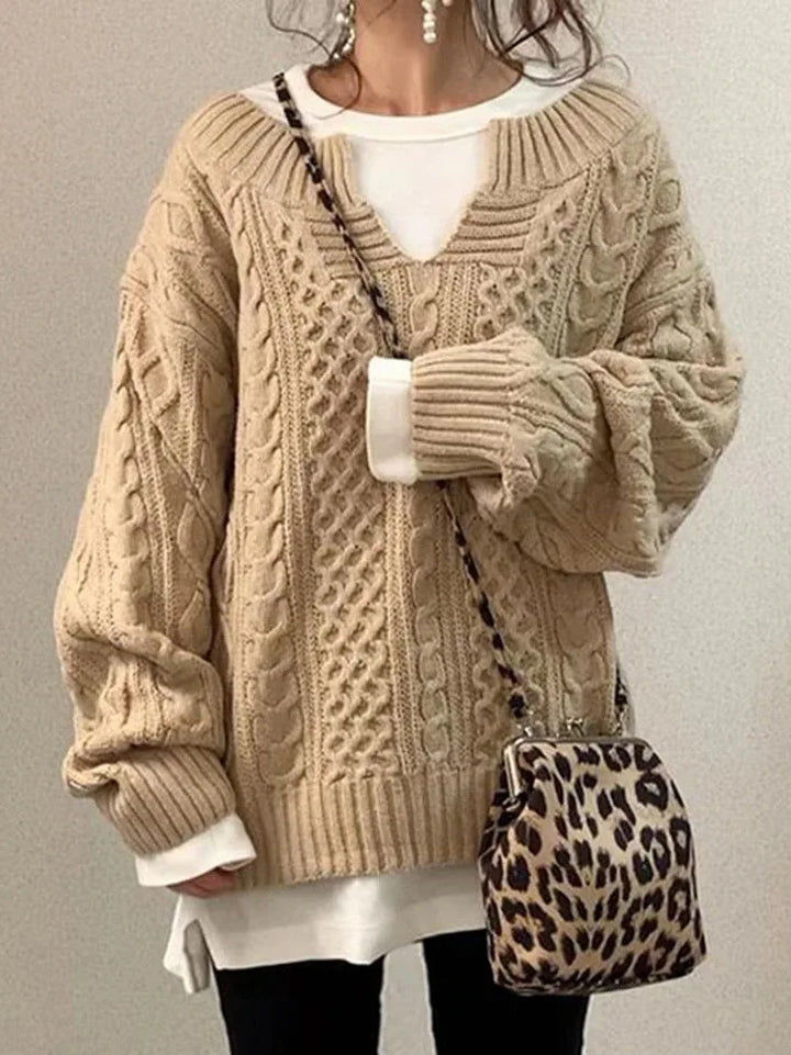W&W Mode | Warmer Damenpullover | Gestrickt