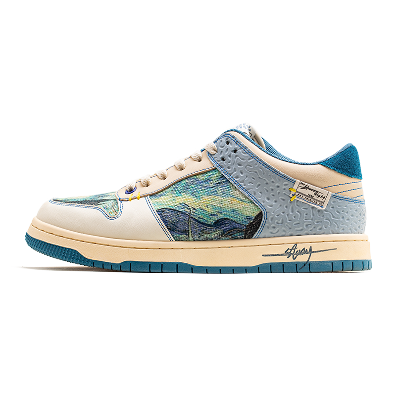 W&W Mode | Gogh Starry Night Inspirierte Sneakers