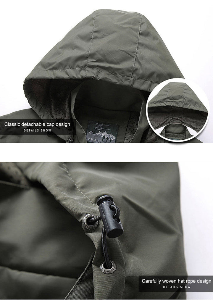Wasser- und winddichte Softshell-Jacke