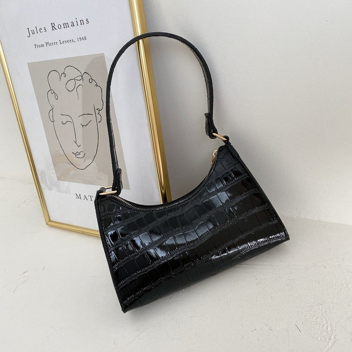 W&W Mode Modische Exquisite Einkaufstasche Tote Schultertaschen Einfarbig Kettentasche für Damen