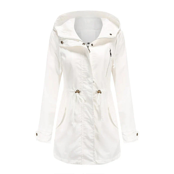 W&W Mode | Baumwoll Trenchcoat Mit Kapuze