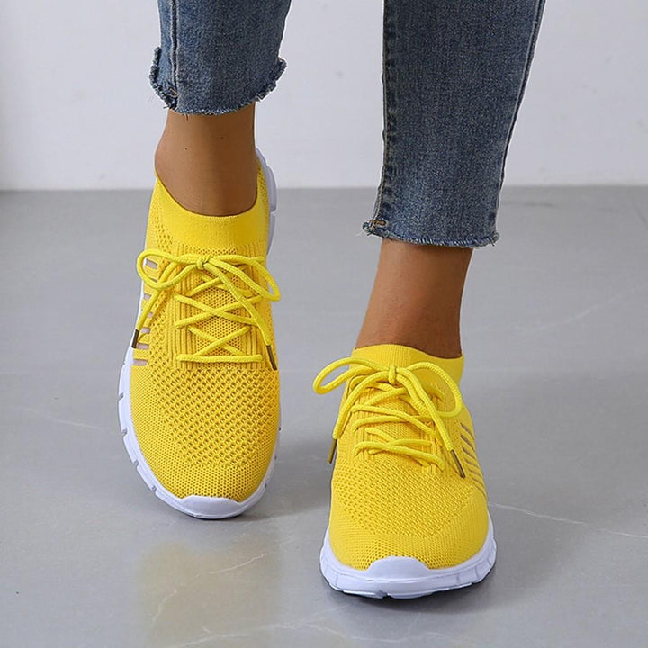 W&W Mode | on Sneakers Orthopädisch Mesh Turnschuhe Snaker für Frauen