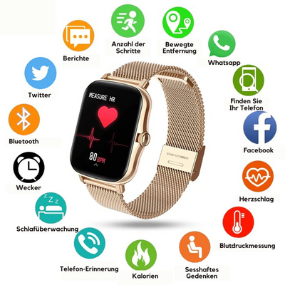 W&W Mode | Hochwertige Multifunktionale Smartwatch