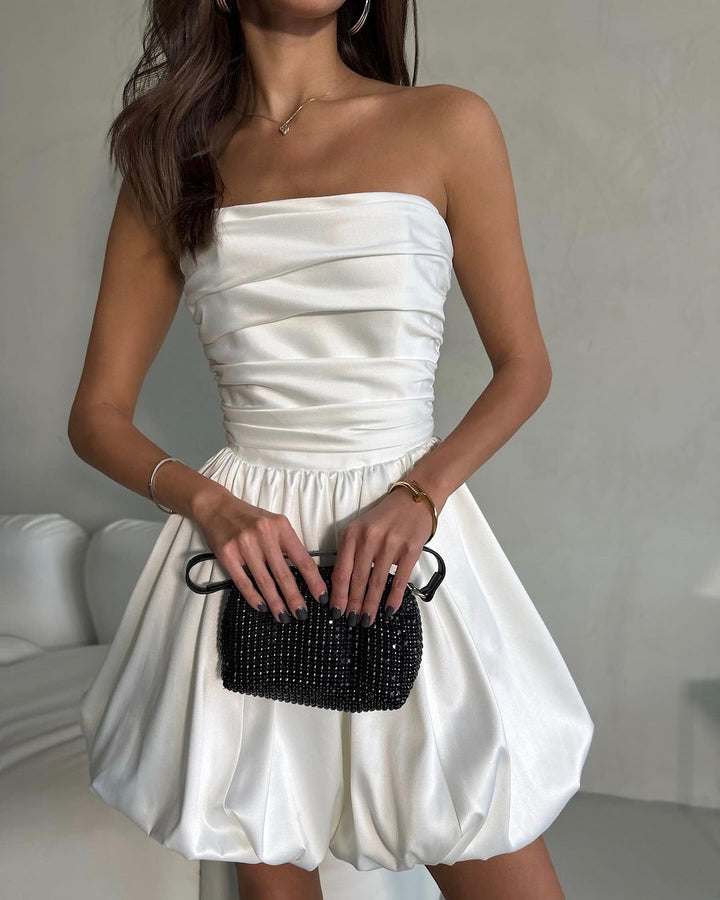 W&W Mode | Elegantes Trägerloses Partykleid Für Frauen