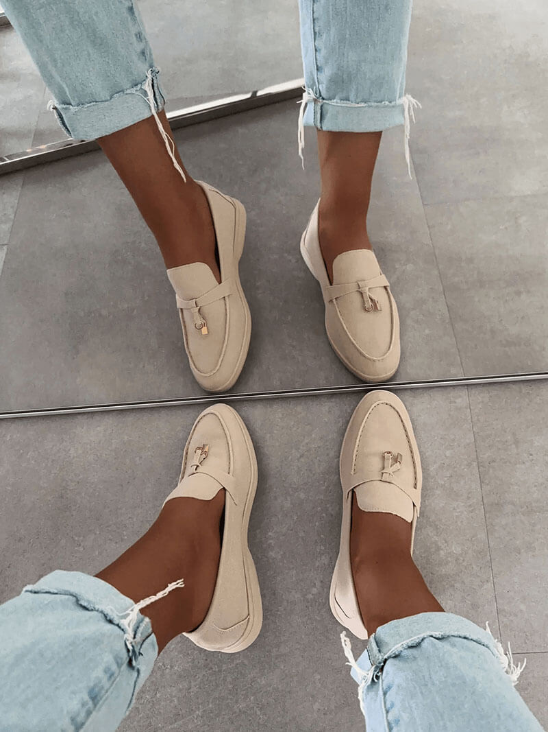 W&W Mode | Elegante Wildleder Loafer