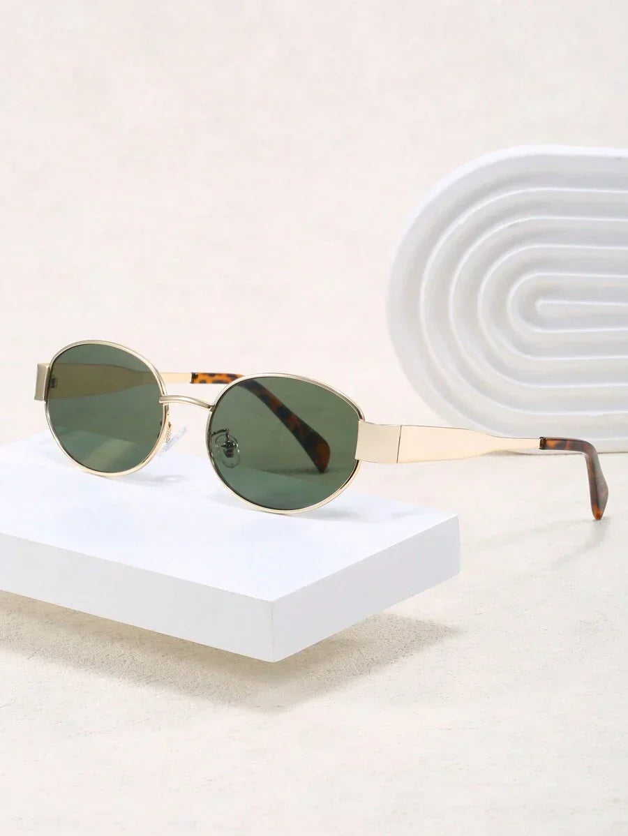 W&W Mode - Sonnebrille Damen Gold | Vintage Retro Sunglasses Women