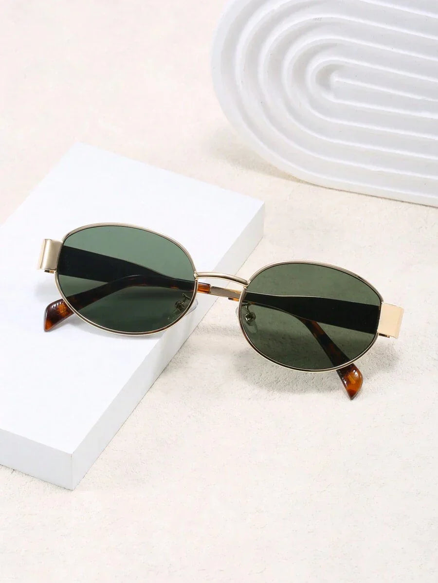W&W Mode - Sonnebrille Damen Gold | Vintage Retro Sunglasses Women