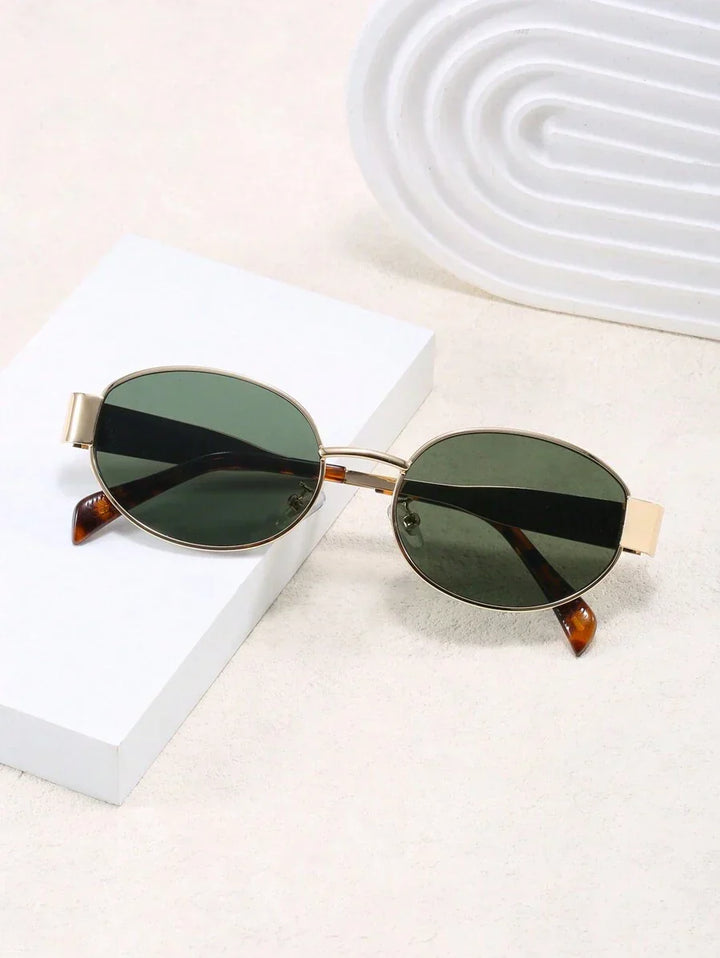 W&W Mode - Sonnebrille Damen Gold | Vintage Retro Sunglasses Women