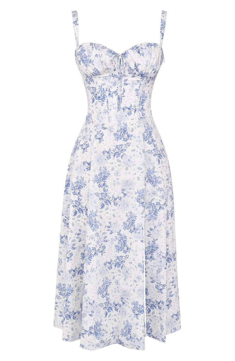 W&W Mode | Ärmellos Rückenkrawatte Midikleid Sonnenkleid