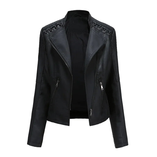 W&W Mode - Glatte Lederjacke
