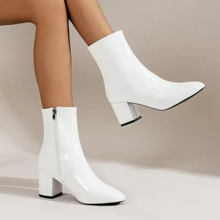 W&W Mode | Salomé Stylische Stiefeletten Mit Blockabsatz