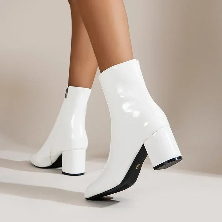 W&W Mode | Salomé Stylische Stiefeletten Mit Blockabsatz