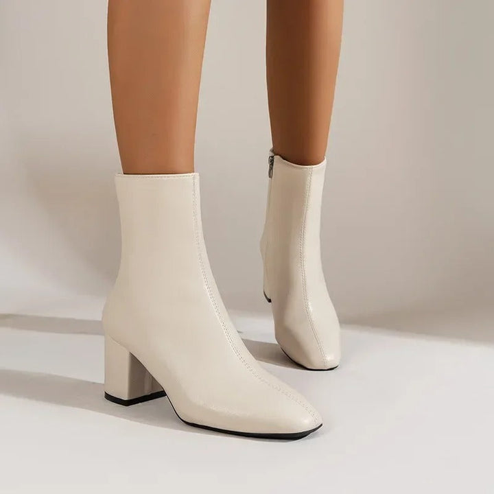 W&W Mode | Salomé Stylische Stiefeletten Mit Blockabsatz