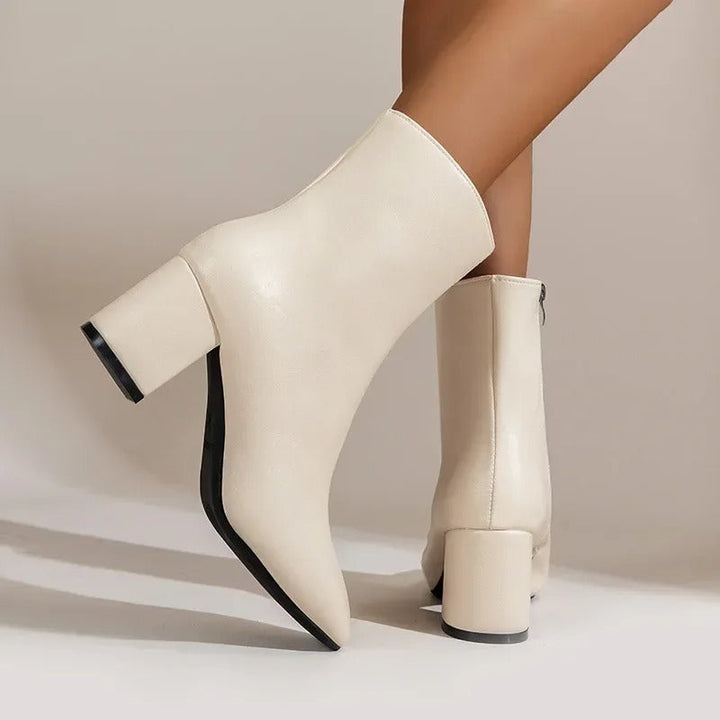 W&W Mode | Salomé Stylische Stiefeletten Mit Blockabsatz