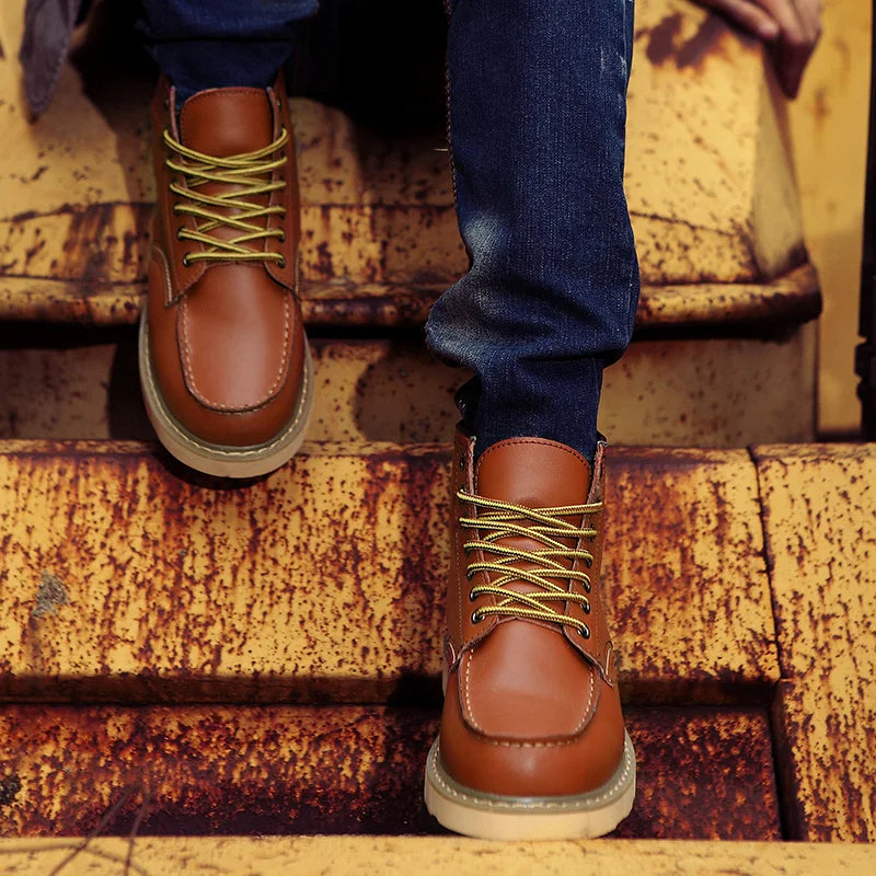 W&W Mode | Bequeme Rutschfest Geschnürt Stiefelette
