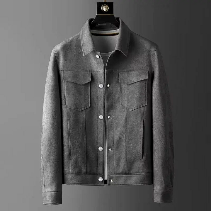 W&W Mode - Klassische Wildlederjacke