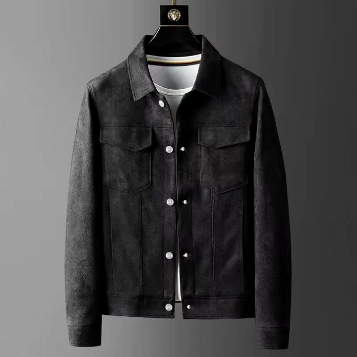 W&W Mode - Klassische Wildlederjacke