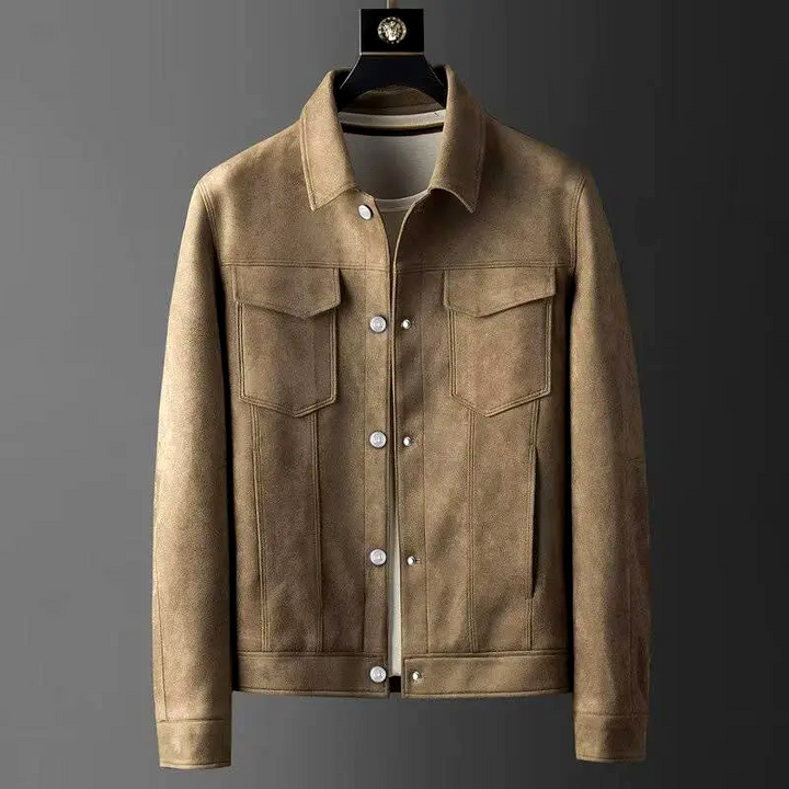 W&W Mode - Klassische Wildlederjacke
