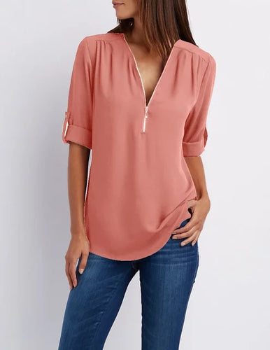 W&W Mode | Moderner Top Zip Pullover aus nachhaltiger Baumwolle