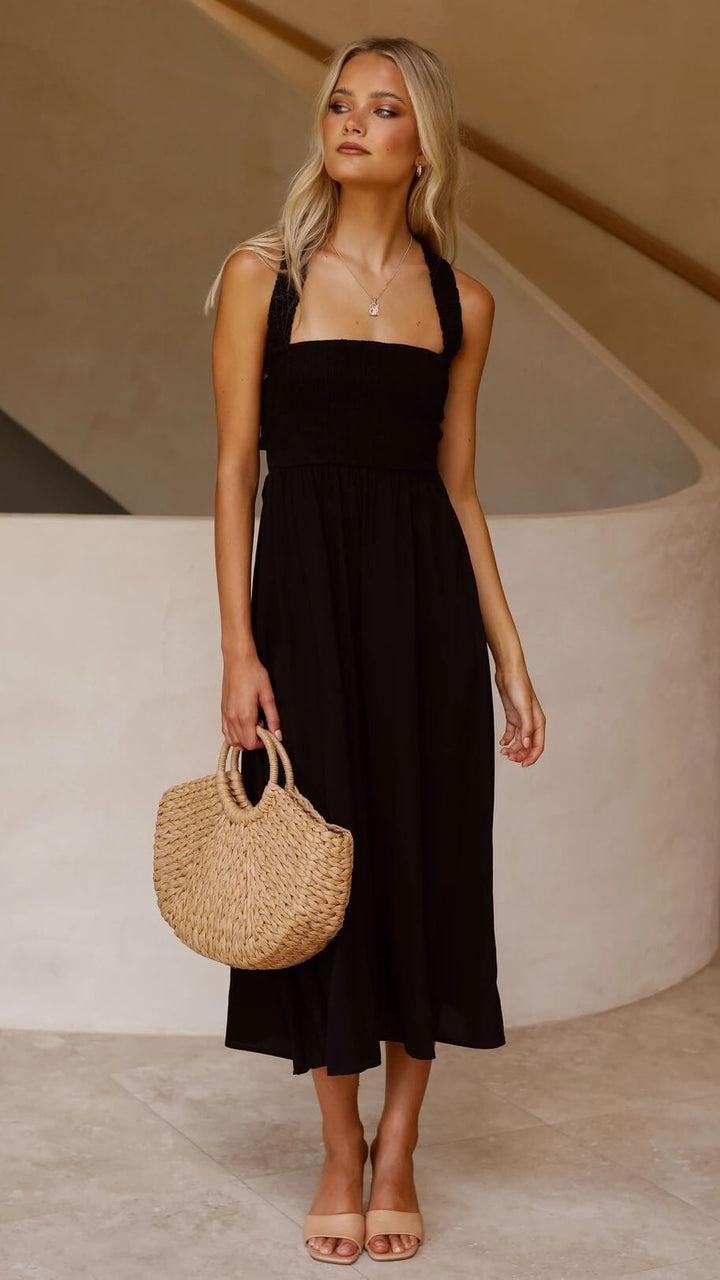 Damen-Maxikleid mit zeitlosem Schnitt für elegante Anlässe