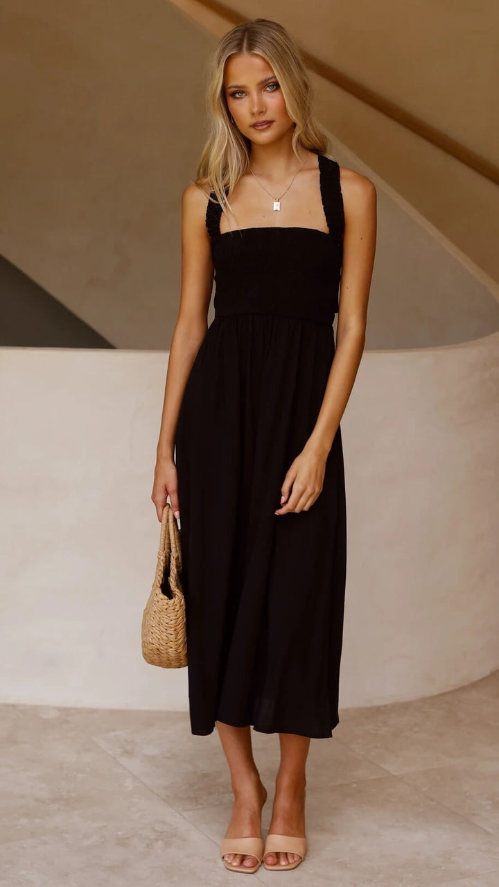 Damen-Maxikleid mit zeitlosem Schnitt für elegante Anlässe