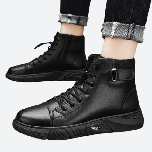 W&W Mode | Echte Leder Vielseitige Herrenstiefel