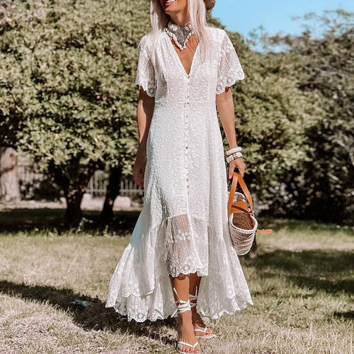 W&W Mode | Boho-Spitzenkleid für Damen