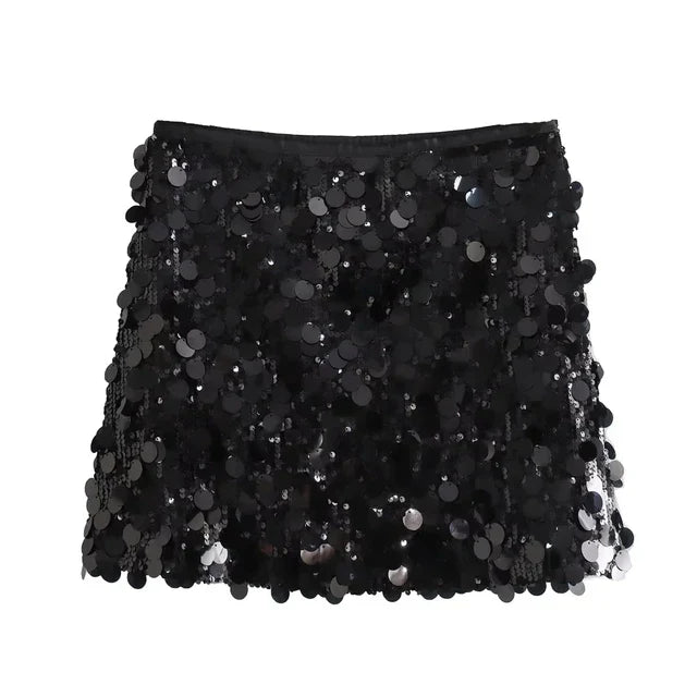 W&W Mode | Glamour in Motion: Mini-Paillettenrock 2024 für Damen