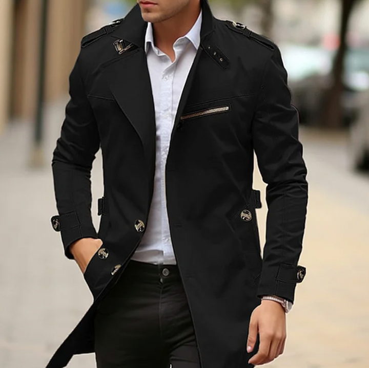 W&W Mode | Klassisch Slim Fit Frühling Jacke Herrenjacke