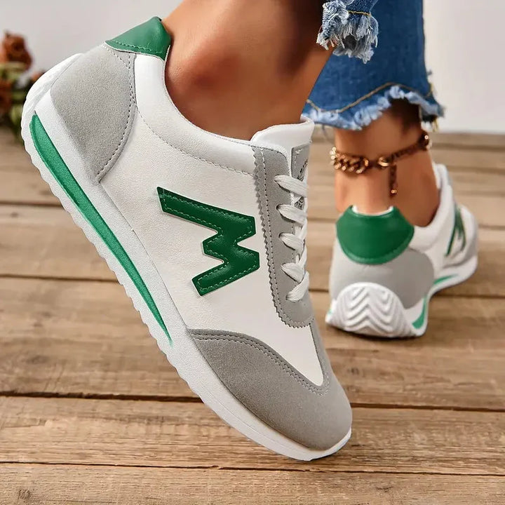 W&W Mode | Lace Up Lage Top Damessneakers Wandelschoenen