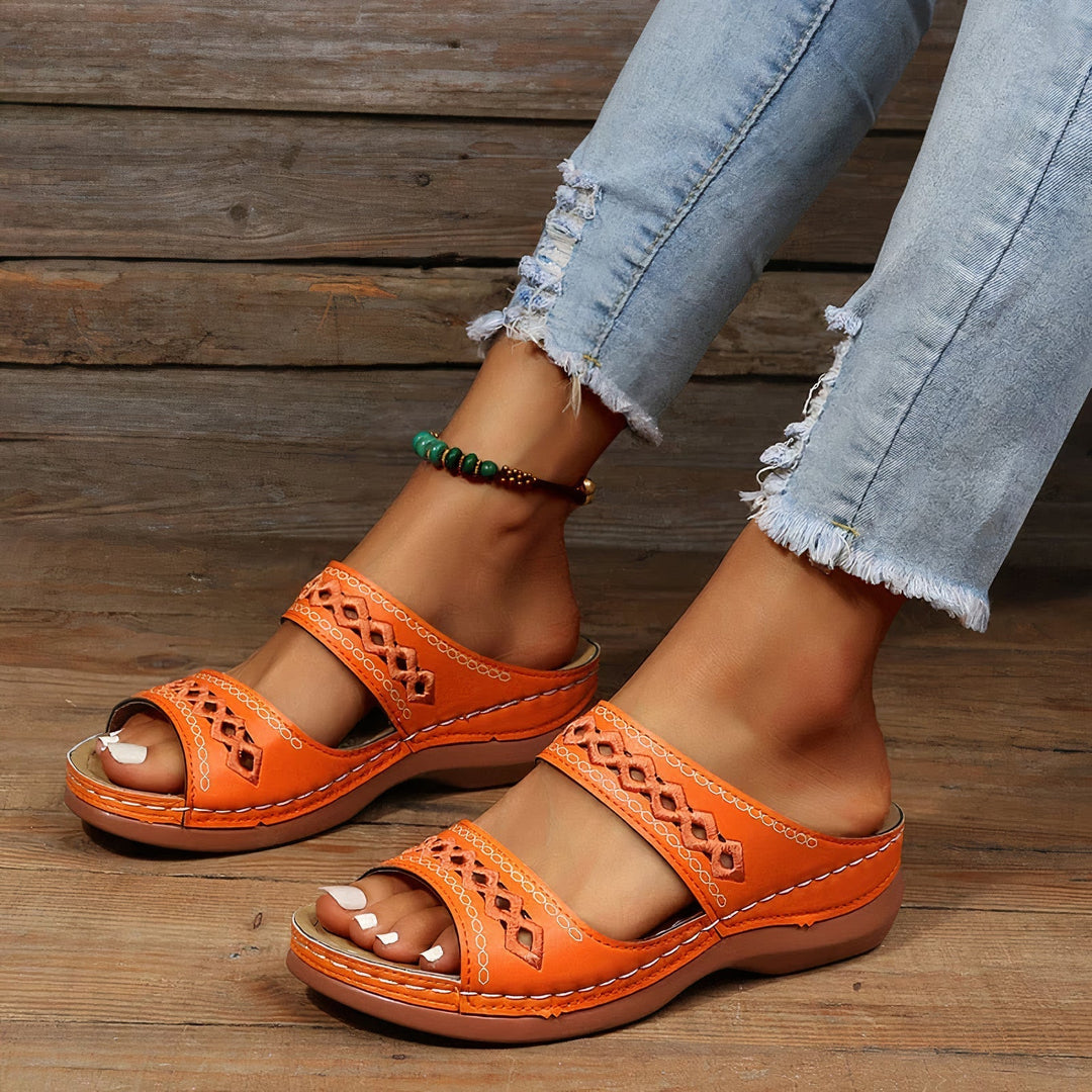 W&W Mode Sandalen für Frauen- Ursel