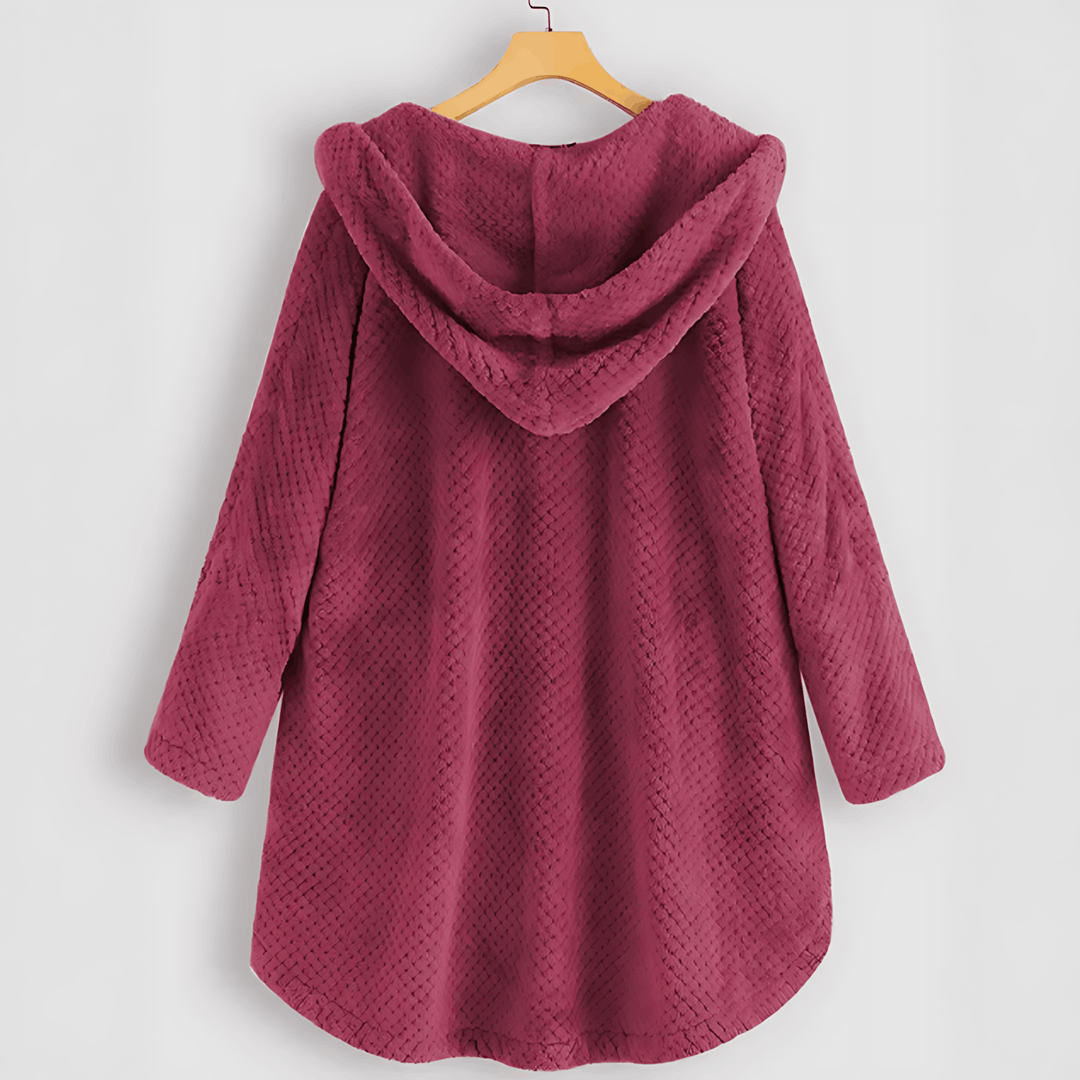 W&W Mode | Wärmende Strickjacke mit weichem Futter und Kapuze für Damen
