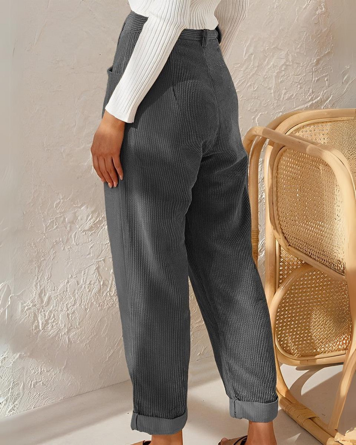 W&W Mode | Stilvolle Cord-Hose mit Relaxed Fit für Damen