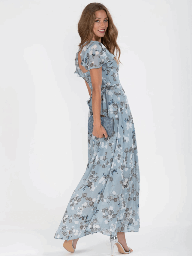 Kleid mit floralem Muster