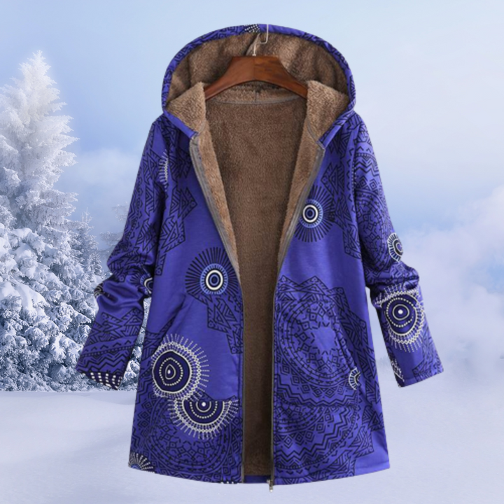 Damen Winterjacke aus Baumwoll-Polyester-Mix
