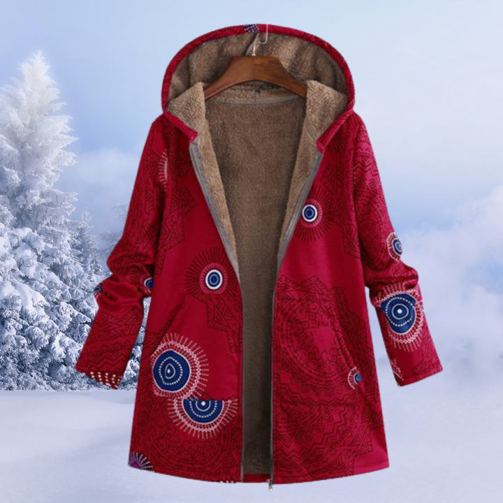Damen Winterjacke aus Baumwoll-Polyester-Mix