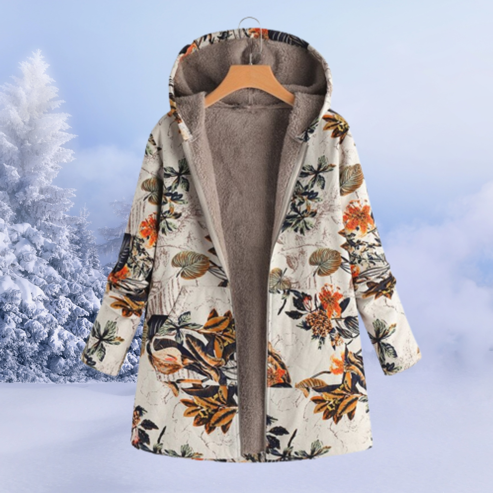 Damen Winterjacke aus Baumwoll-Polyester-Mix