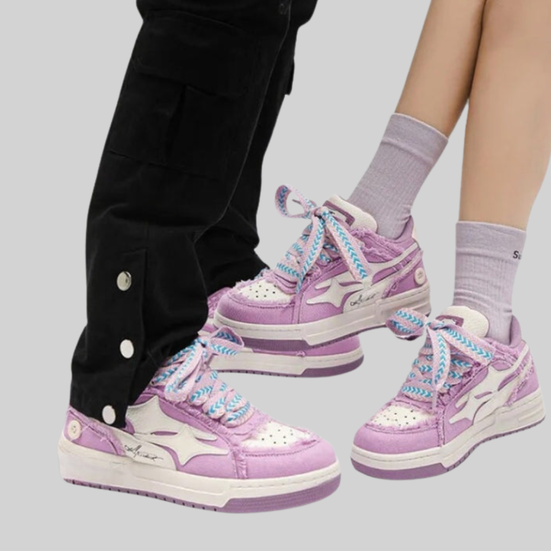 W&W Mode Sneaker – Lässig – Star Skateboard Outdoor