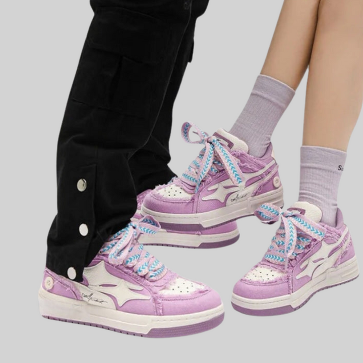 W&W Mode Sneaker – Lässig – Star Skateboard Outdoor