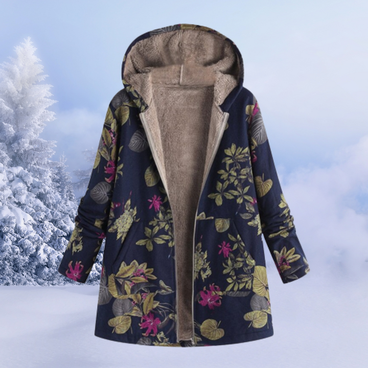 Damen Winterjacke aus Baumwoll-Polyester-Mix