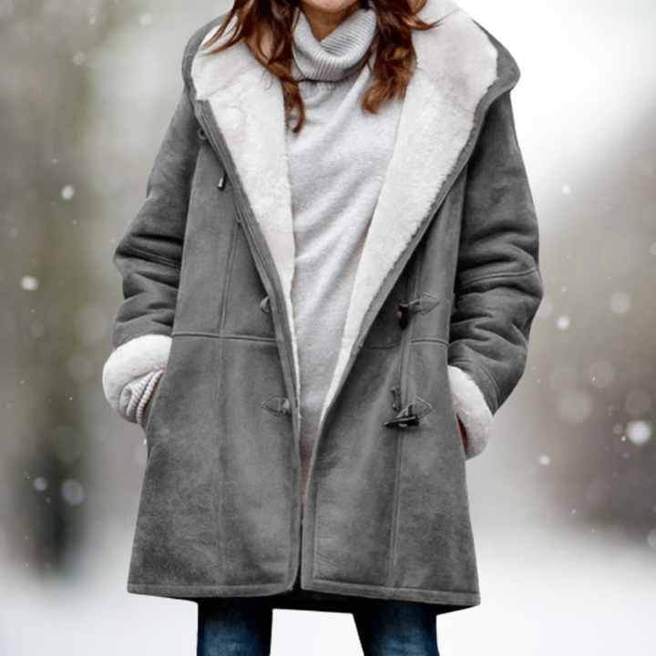 W&W Mode - Stylischer ethnischer Knopf-Hoodie-Cardigan für Frauen