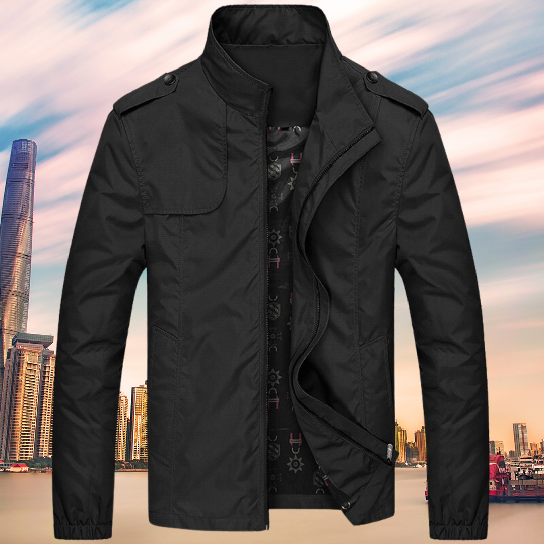 W&W Mode | Modische, Wasser Und Winddichte Herrenjacke Mit Kragen