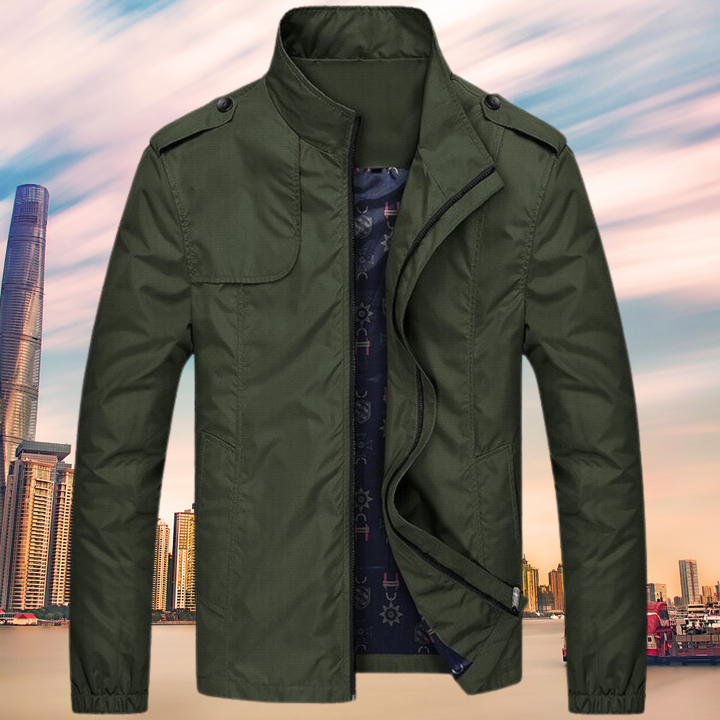 W&W Mode | Modische, Wasser Und Winddichte Herrenjacke Mit Kragen