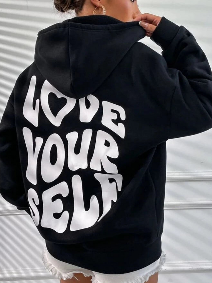 W&W Mode | Statement-Hoodie Aus 100 % Polyester