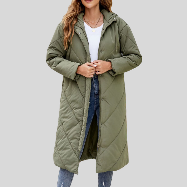 W&W Mode | Lange Winterjacke Mit Kapuze Damen